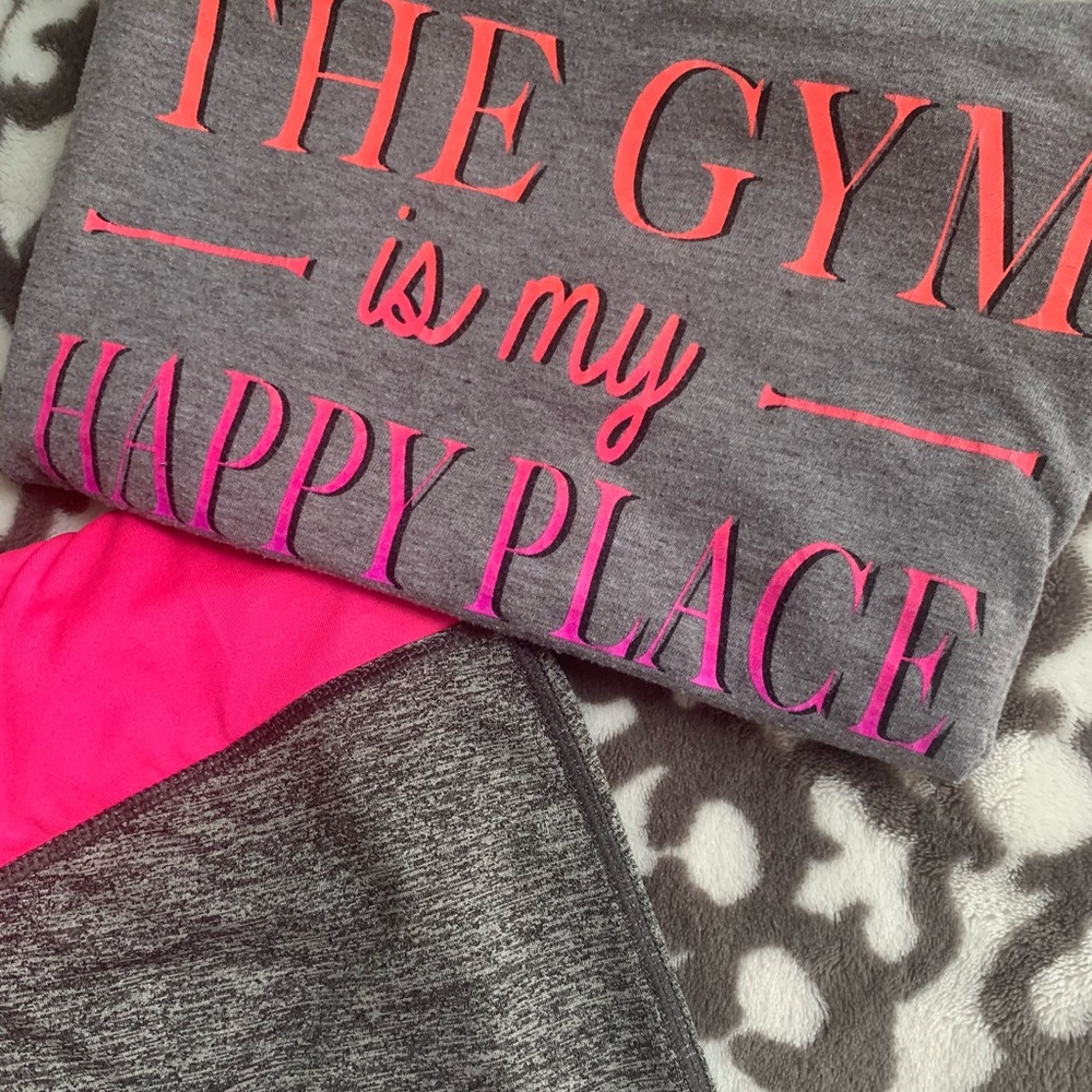 Pink Gym Outfit Set